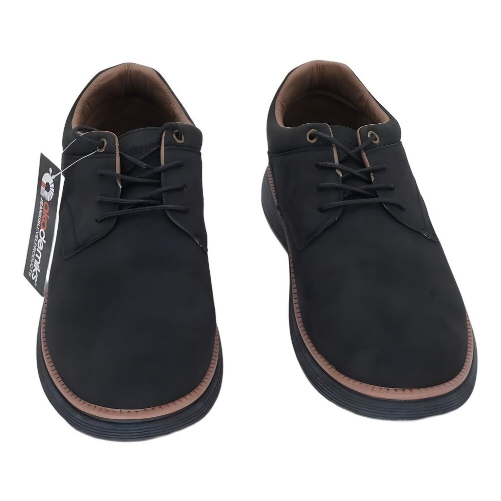 Akademiks Men's Dayton Lace-Up Oxford Sneakers Black 12M - Picture 5 of 6